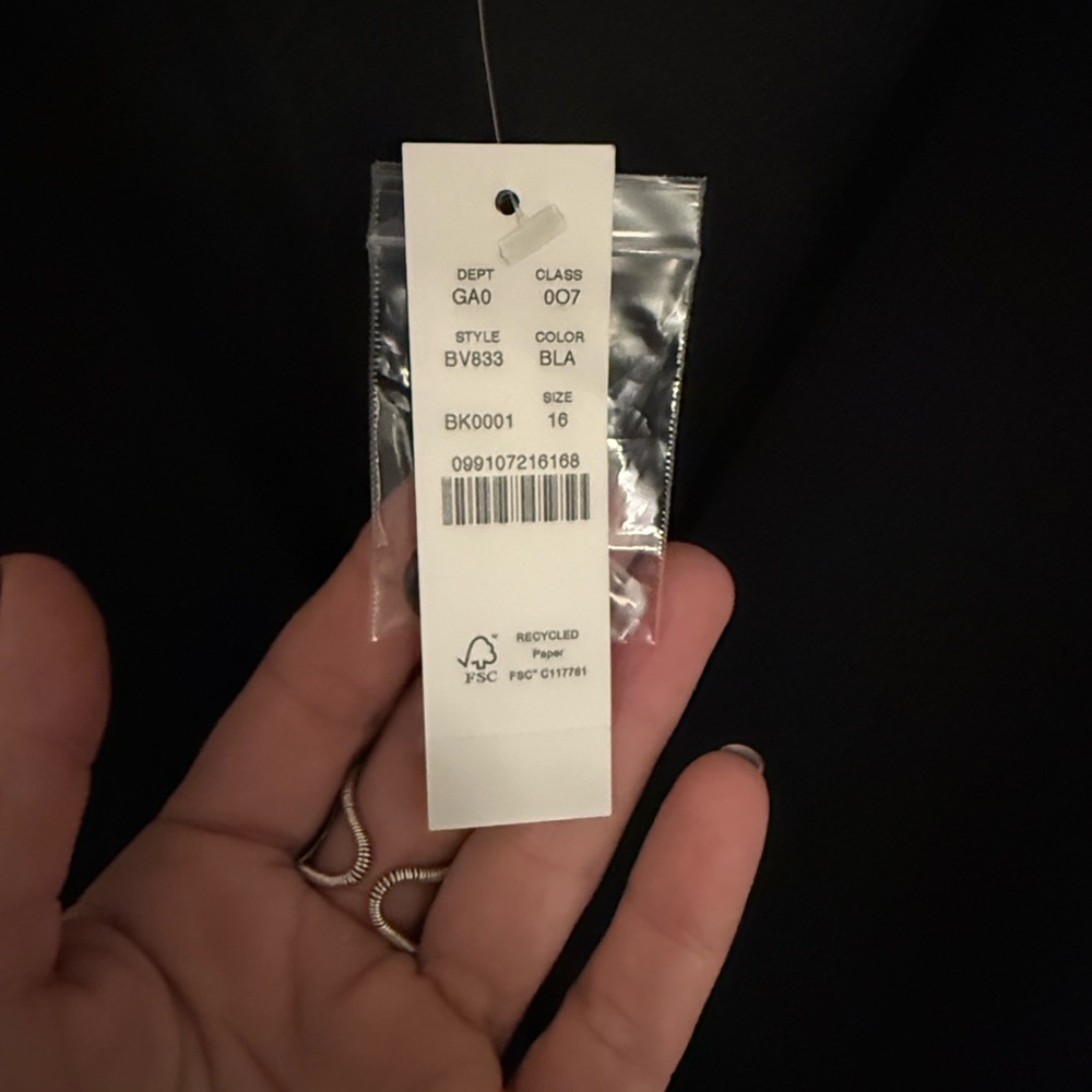 NWT!  J. Crew Black Vest Lined - Picture 8 of 8